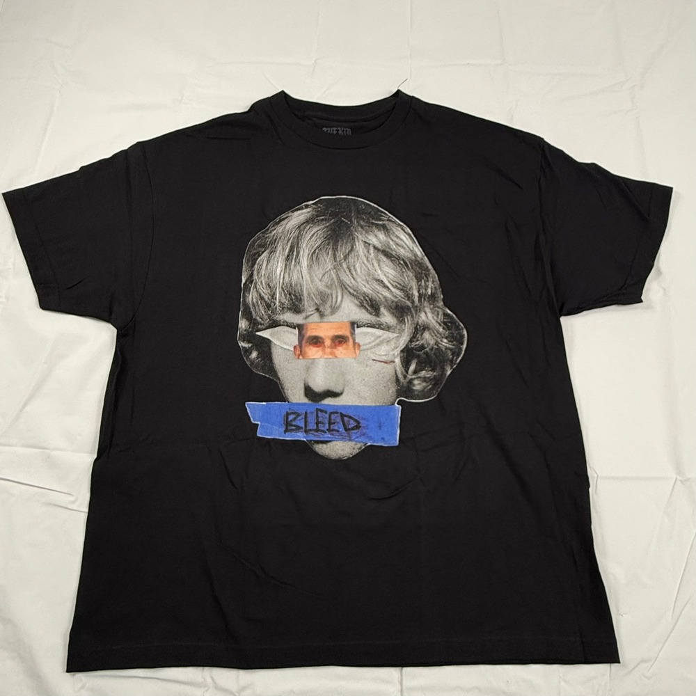 The Kid LAROI Bleed Graphic T-Shirt Black Mens Size XXL 2XL Short Sleeve Cotton